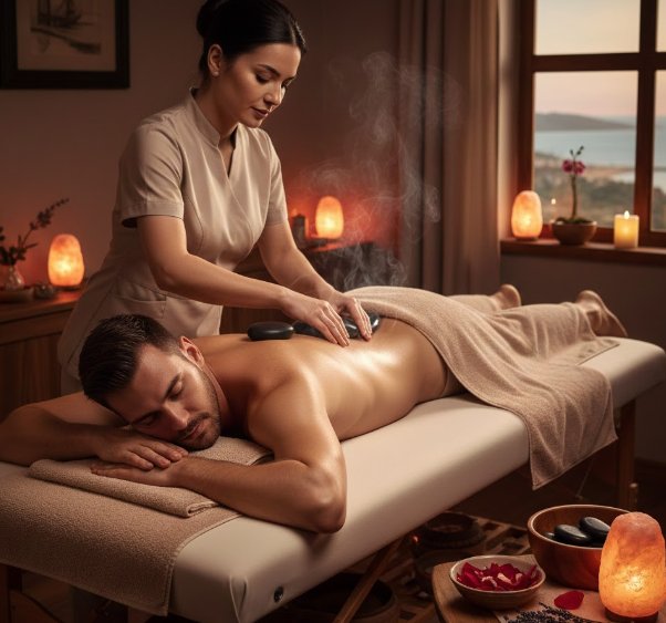 Silivri’de Sıcak Taş Masajı ile Derin Gevşeme 🔥