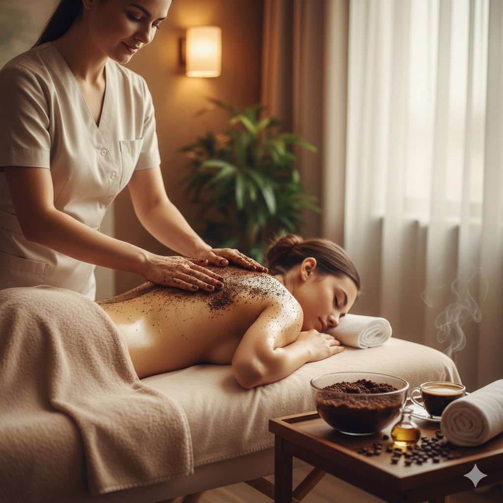 Kahve Peeling Masajı